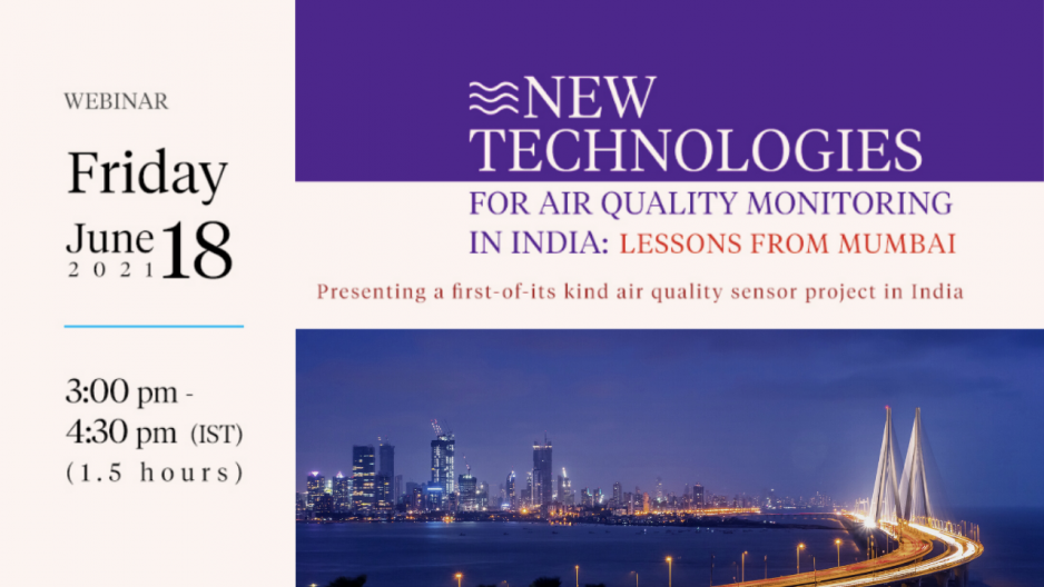 Presenting Findings of Low-Cost Air Quality Sensor Project in India | Webinar