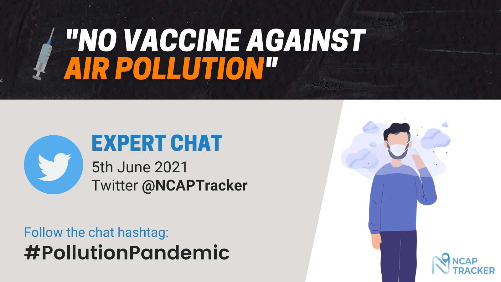 “No Vaccine Against Air Pollution” Expert Chat on Twitter